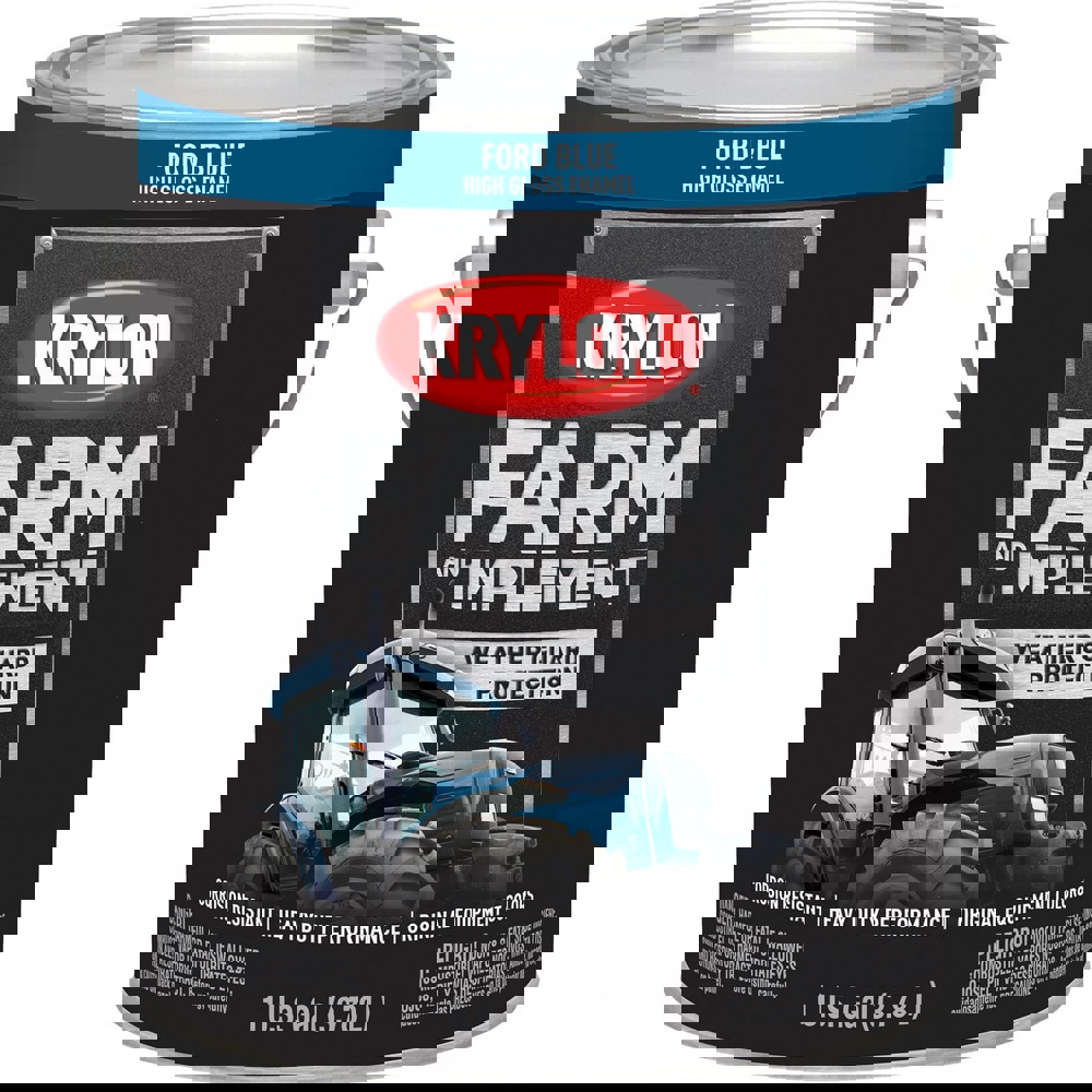 Paints; Product Type: Brush-On ; Color Family: Blue ; Color: Ford Blue ; Finish: High-Gloss ; Applicable Material: Wood; Metal ; Indoor/Outdoor: Outdoor